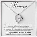 Collana Amore Senza Fine - Mamma, confezione regalo con dedica