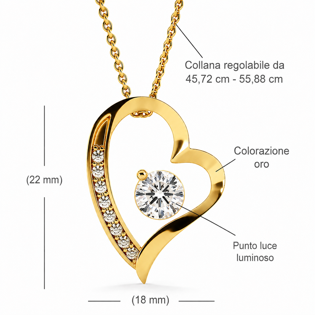 Collana amore senza fine -Figlia – Oro